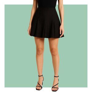 Urban Renewal Floral Jacquard Texture Pleated Wide Pleat Mini Skirt Size M